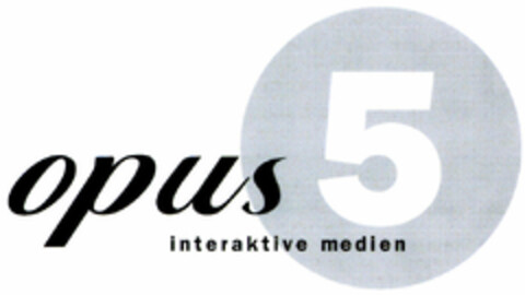 opus 5 interaktive medien Logo (DPMA, 17.10.1996)