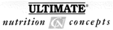 ULTIMATE  nutrition concepts CN Logo (DPMA, 27.12.1997)