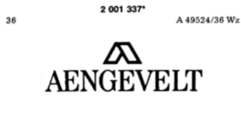 AENGEVELT Logo (DPMA, 24.01.1991)