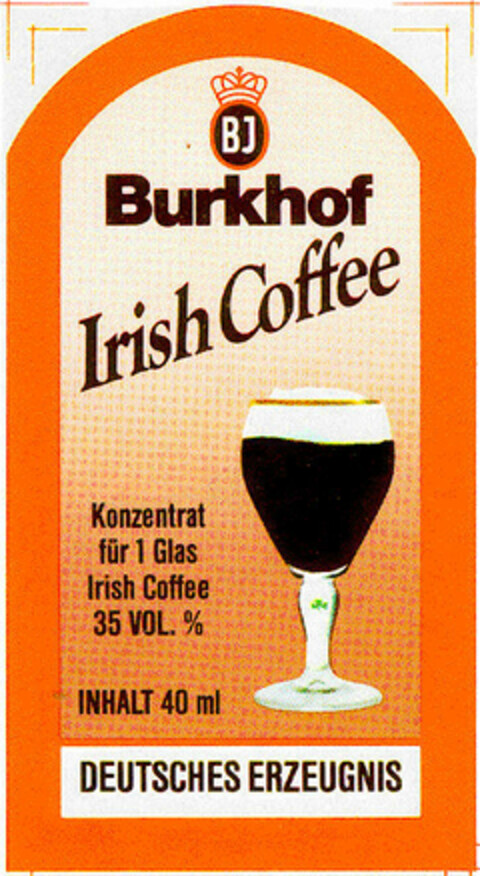 Burkhof Irish Coffee Logo (DPMA, 04/29/1977)