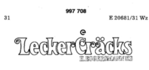 LeckerCräcks Logo (DPMA, 03/31/1979)