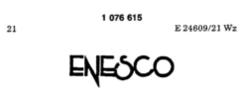 ENESCO Logo (DPMA, 10/03/1984)