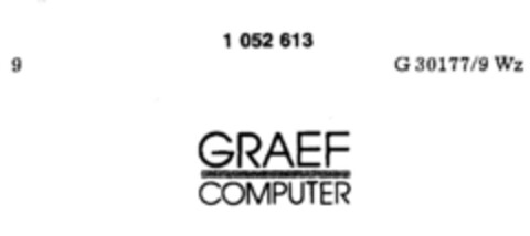 GRAEF COMPUTER Logo (DPMA, 10.02.1983)