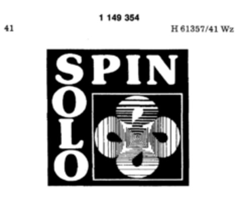 SPIN SOLO Logo (DPMA, 31.03.1989)