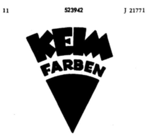 KEIM FARBEN Logo (DPMA, 02/22/1940)