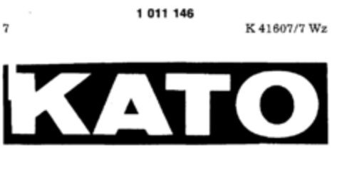KATO Logo (DPMA, 03.01.1980)