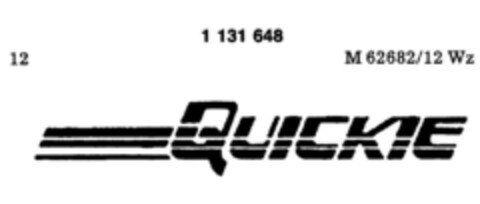 QUICKIE Logo (DPMA, 31.03.1988)