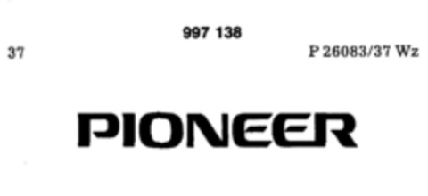 PIONEER Logo (DPMA, 02.04.1979)