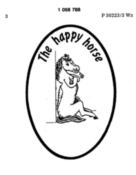 The happy horse Logo (DPMA, 20.04.1983)