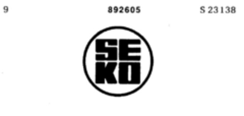 SE KO Logo (DPMA, 24.02.1970)