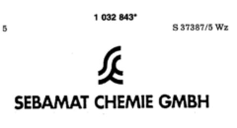 SEBAMAT CHEMIE GMBH Logo (DPMA, 04/01/1982)