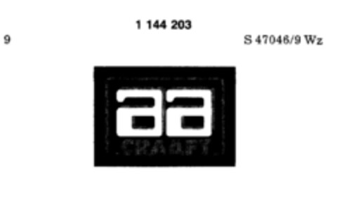 CRAAFT aa Logo (DPMA, 30.07.1988)