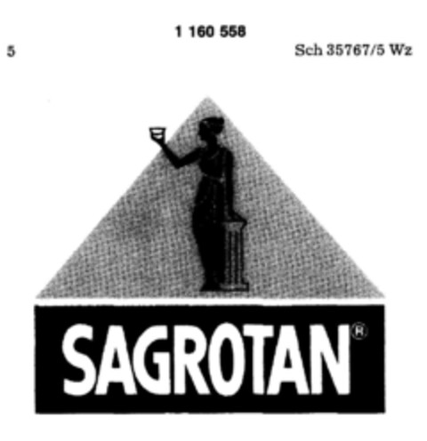 SAGROTAN Logo (DPMA, 08.11.1989)