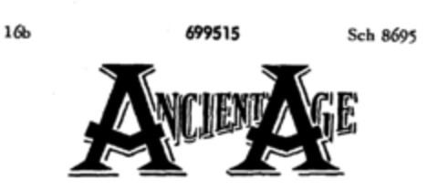 ANCIENT AGE Logo (DPMA, 06/20/1956)