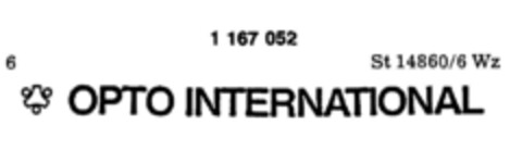 OPTO INTERNATIONAL Logo (DPMA, 02.10.1986)