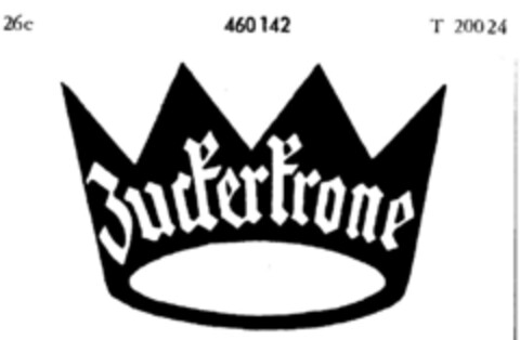 Zuckerkrone Logo (DPMA, 07/21/1933)