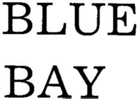 BLUE BAY Logo (DPMA, 30.08.1985)