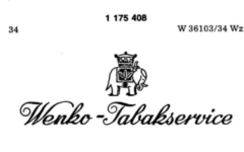 Wenko-Tabakservice Logo (DPMA, 04/23/1986)