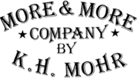 MORE & MORE COMPANY BY K. H. MOHR Logo (DPMA, 08/22/1990)