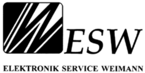 ESW ELEKTRONIK SERVICE WEIMANN Logo (DPMA, 03.08.2001)