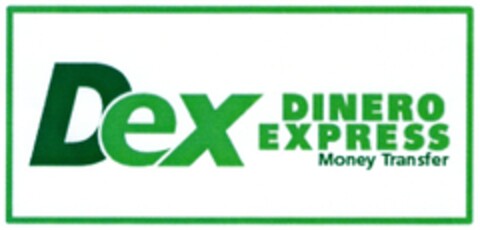 Dex DINERO EXPRESS Money Transfer Logo (DPMA, 07/07/2009)