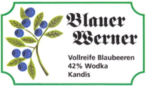 Blauer Werner Logo (DPMA, 08/27/2010)