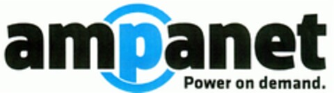 ampanet Power on demand. Logo (DPMA, 31.05.2014)