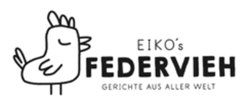 EIKO's FEDERVIEH GERICHTE AUS ALLER WELT Logo (DPMA, 02.09.2016)