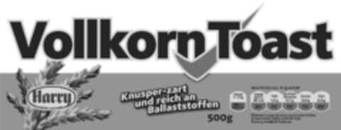 Harry Vollkorn Toast Logo (DPMA, 26.11.2018)