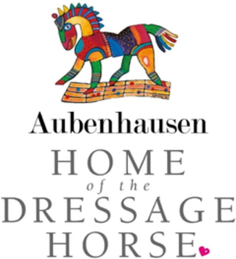 Aubenhausen HOME of the DRESSAGE HORSE Logo (DPMA, 15.08.2018)
