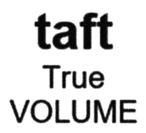 taft True VOLUME Logo (DPMA, 03.04.2019)