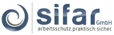 sifar GmbH arbeitsschutz. praktisch. sicher. Logo (DPMA, 14.05.2019)