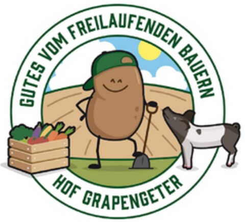 GUTES VOM FREILAUFENDEN BAUERN HOF GRAPENGETER Logo (DPMA, 01/05/2022)