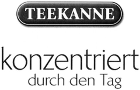 TEEKANNE konzentriert durch den Tag Logo (DPMA, 15.11.2006)