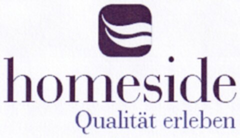 homeside Qualität erleben Logo (DPMA, 20.02.2007)