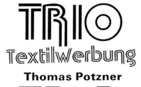 TRIO Textilwerbung Thomas Potzner Logo (DPMA, 04.02.1995)