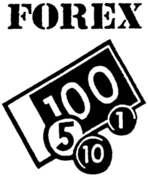 FOREX 100 5 10 1 Logo (DPMA, 04.01.1996)