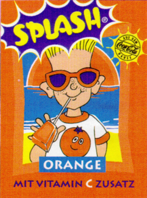 ORANGE MIT VITAMIN C ZUSATZ Logo (DPMA, 23.03.1996)