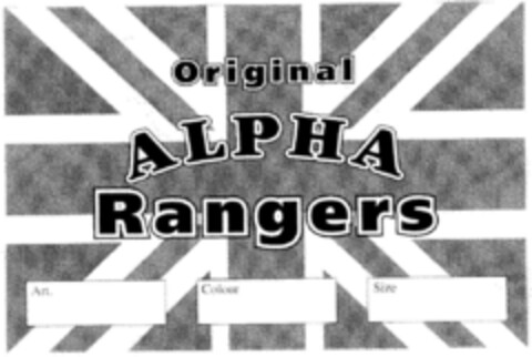 Original ALPHA Rangers Logo (DPMA, 28.03.1996)