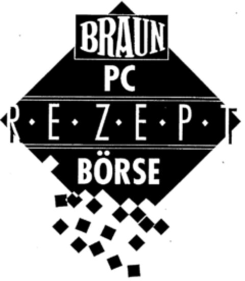 BRAUN PC REZEPTBÖRSE Logo (DPMA, 28.06.1996)