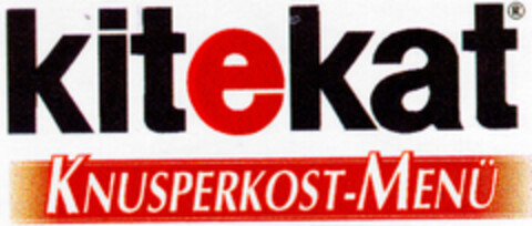 kitekat KNUSPERKOST-MENÜ Logo (DPMA, 05.12.1996)