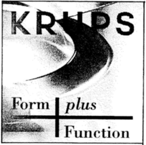 KRUPS Form plus Function Logo (DPMA, 26.02.1997)