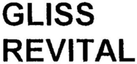 GLISS REVITAL Logo (DPMA, 24.03.1997)