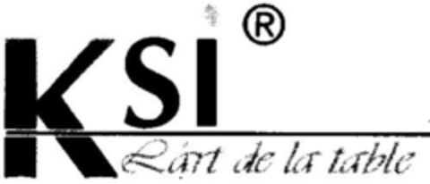 KSI L'art de la table Logo (DPMA, 06/12/1997)