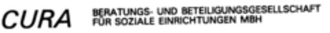CURA BERATUNGS- UND BETEILIGUNGSGESELLSCHAFT FÜR SOZIALE EINRICHTUNGEN MBH Logo (DPMA, 09.10.1997)