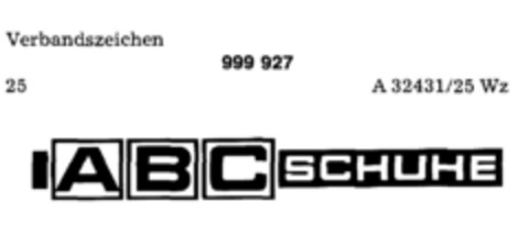 ABC SCHUHE Logo (DPMA, 18.08.1979)