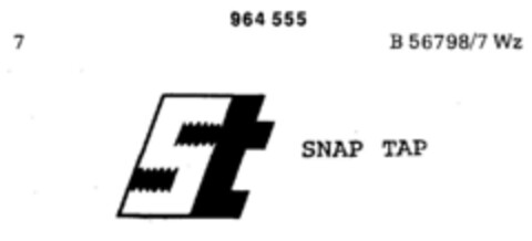 SNAP TAP Logo (DPMA, 11.09.1976)