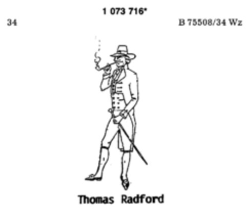 Thomas Radford Logo (DPMA, 12.10.1984)