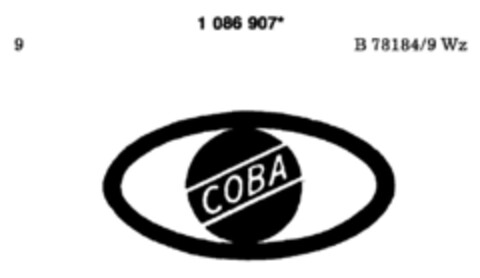 COBA Logo (DPMA, 26.11.1985)