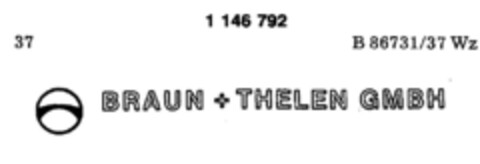 BRAUN + THELEN GMBH Logo (DPMA, 03/01/1989)